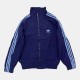 Adidas Originals Blue 3 Stripes Track Jacket Pre Owned